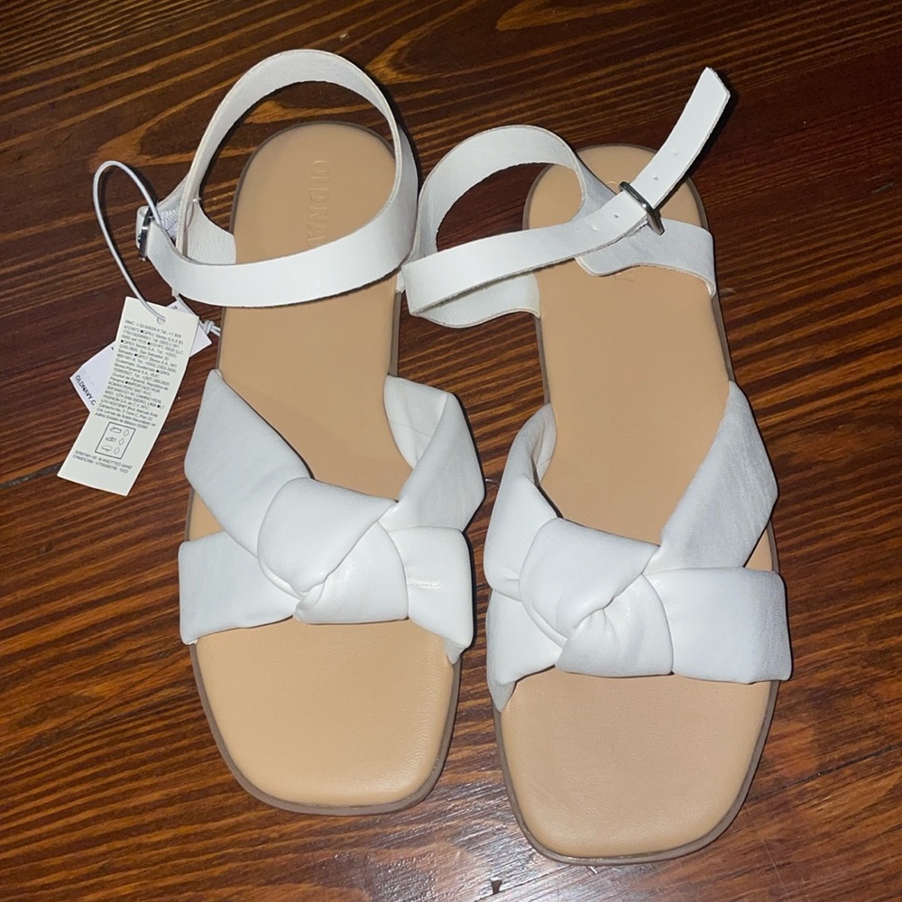 Faux-Leather Knotted Sandals for Girls